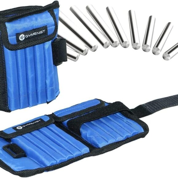 Pair Of Adjustable Ankle Weights Can Be Adjusted Easily With Metal Sticks Weight - Picture 1 of 7